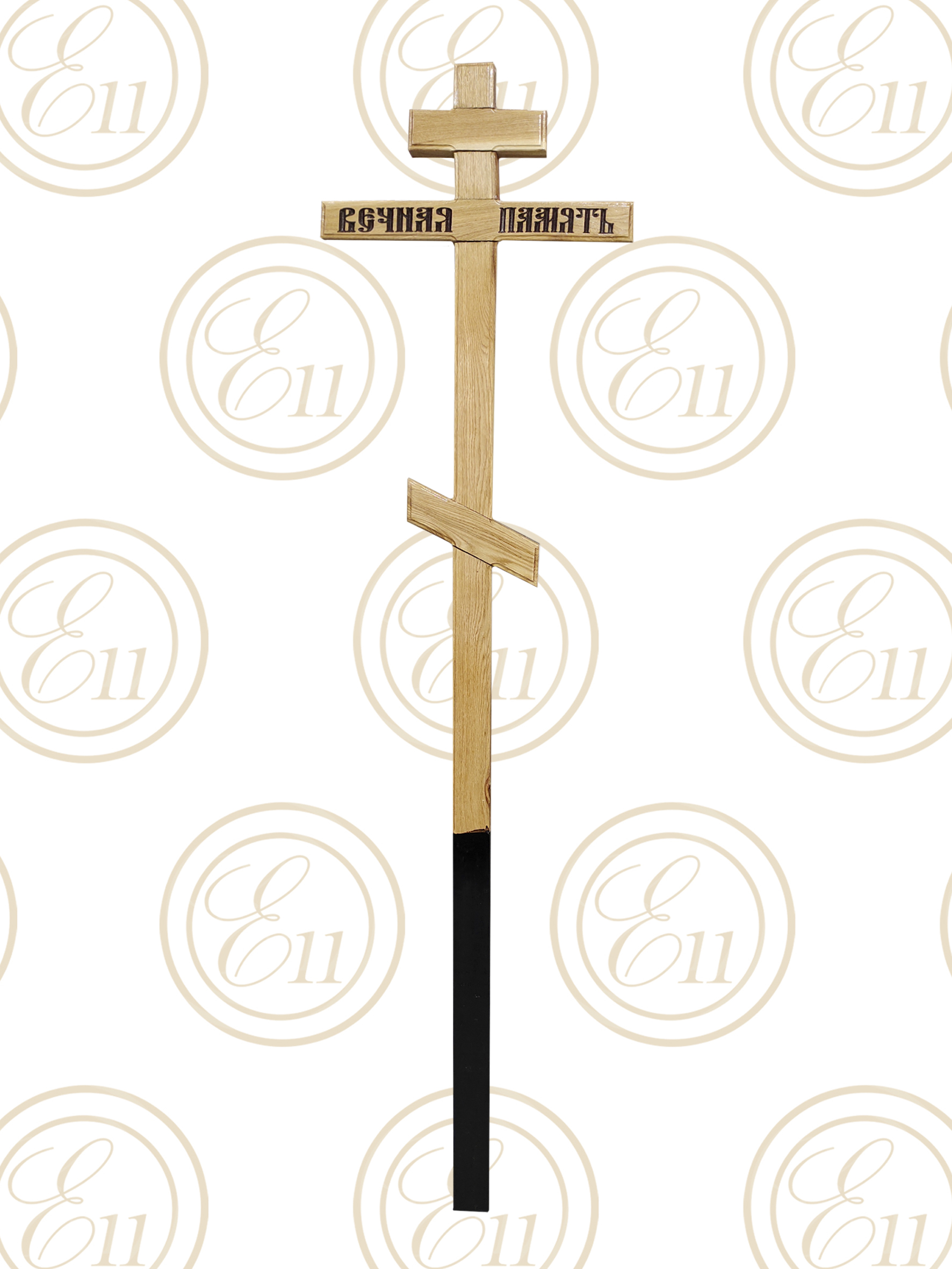 Крест"Вечная память" сосна лак КС-17