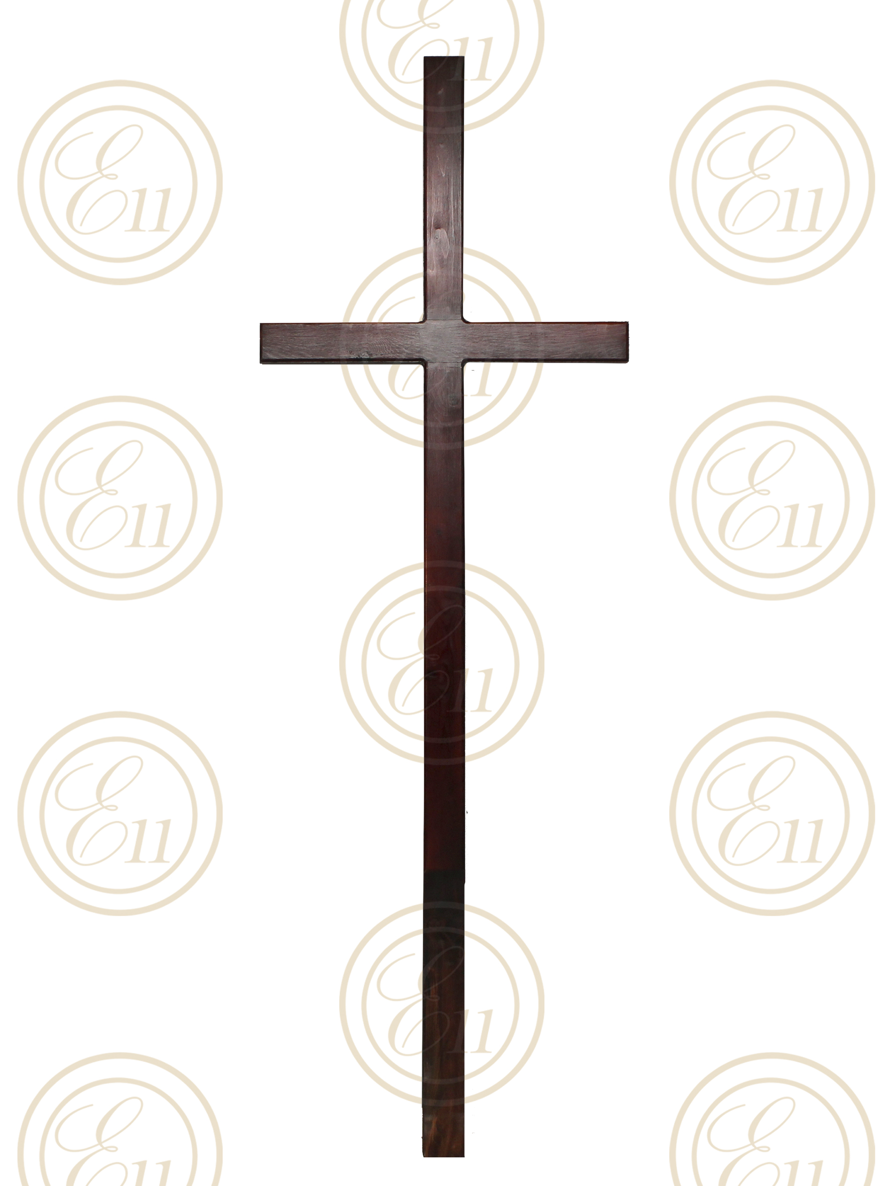 Крест сосновый лакированный Католический